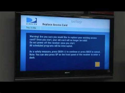 how to program directv smart card|how to reprogram DIRECTV card.